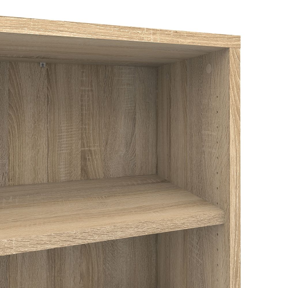 Prima Bookcase 3 Shelves with 2 Drawers 2 Doors