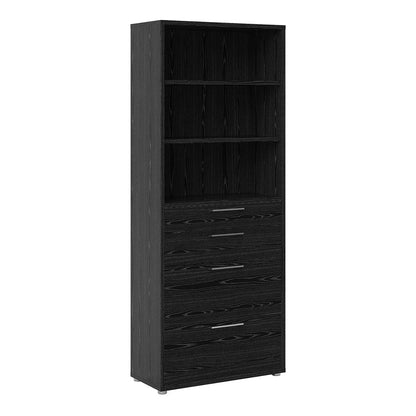 Prima Bookcase 2 Shelves With 2 Drawers 2 File Drawers
