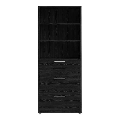 Prima Bookcase 2 Shelves With 2 Drawers 2 File Drawers