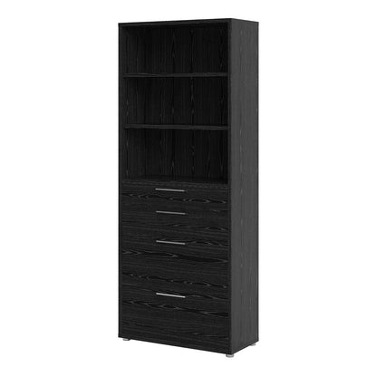 Prima Bookcase 2 Shelves With 2 Drawers 2 File Drawers