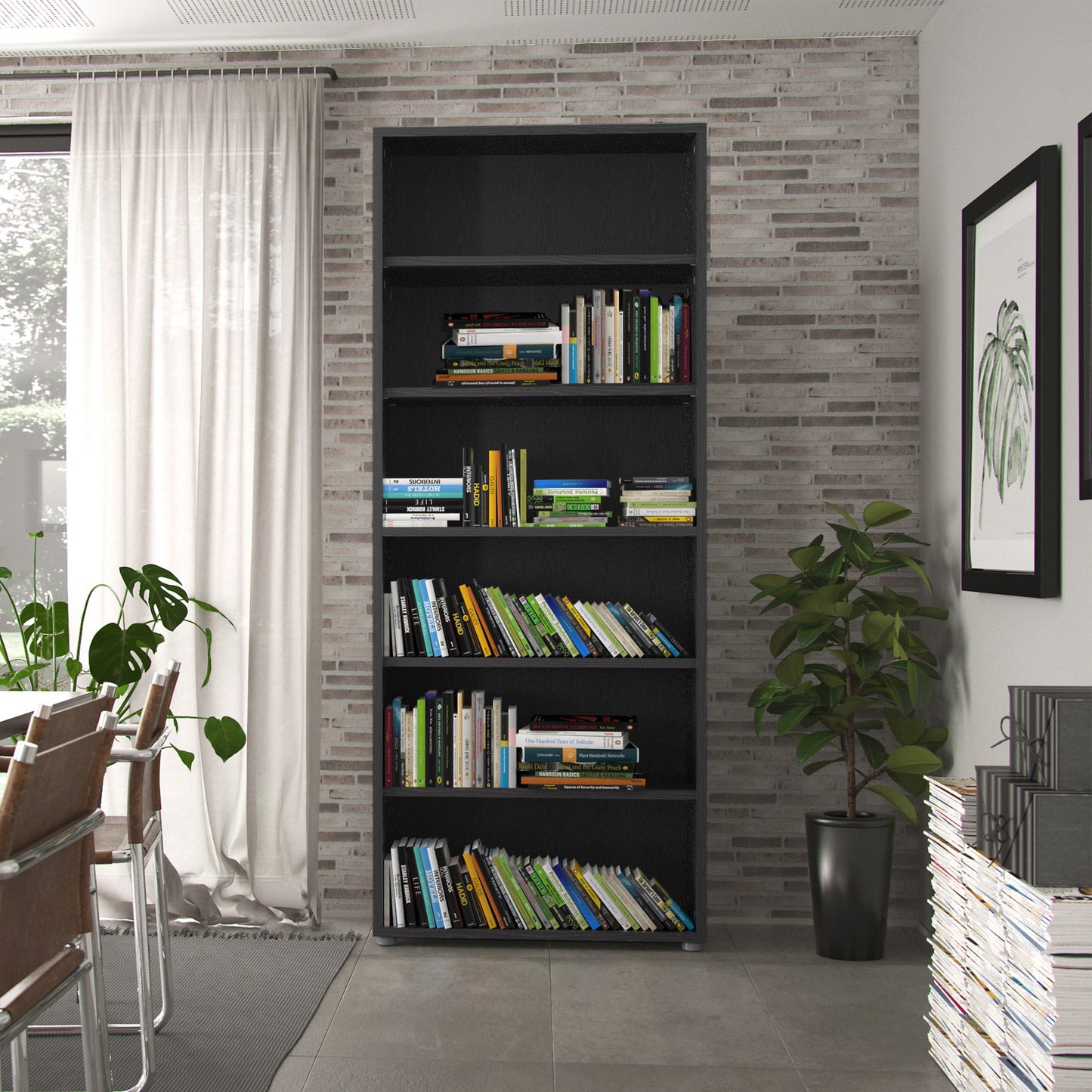 Prima Bookcase 5 Shelves