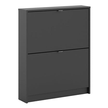 Shoes Shoe Cabinet 2 Flip Down Doors and 1 layer