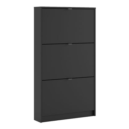 Shoes Shoe Cabinet 3 Flip Down Doors and 1 layer