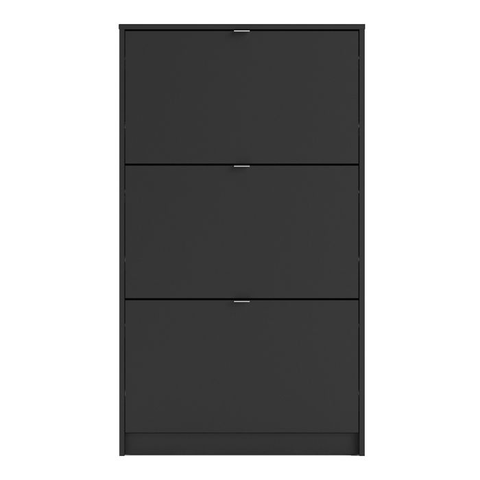 Shoes Shoe Cabinet 3 Flip Down Doors and 1 layer