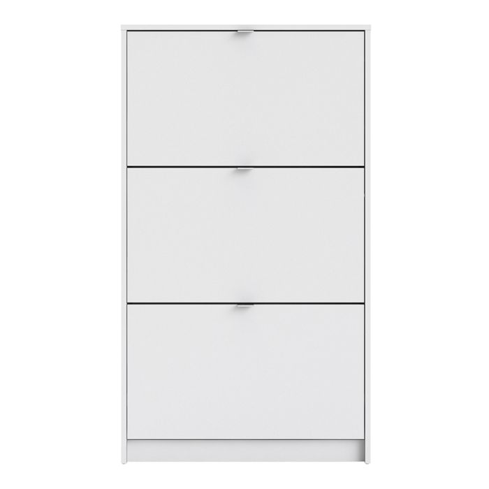 Shoes Shoe Cabinet 3 Flip Down Doors and 2 layers