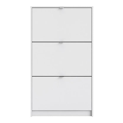 Shoes Shoe Cabinet 3 Flip Down Doors and 2 layers