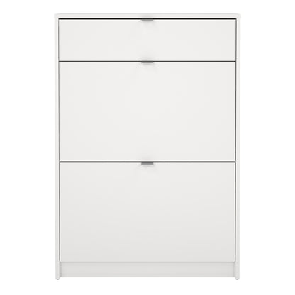 Shoes Shoe Cabinet 2 Flip Down Doors + 1 Drawer