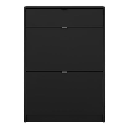 Shoes Shoe Cabinet 2 Flip Down Doors + 1 Drawer