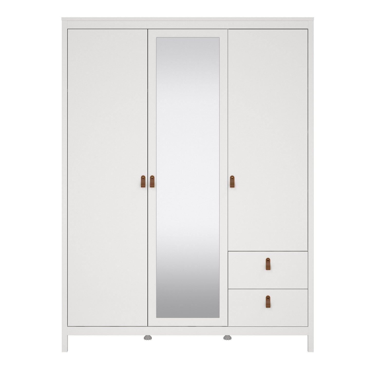 Barcelona Wardrobe with 2 Doors 1 Mirror Door 2 Drawers