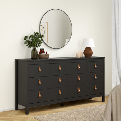 Barcelona Double Dresser 4+4 Drawers