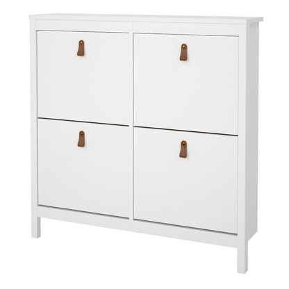 Barcelona Shoe Cabinet 4 Flip Down Doors