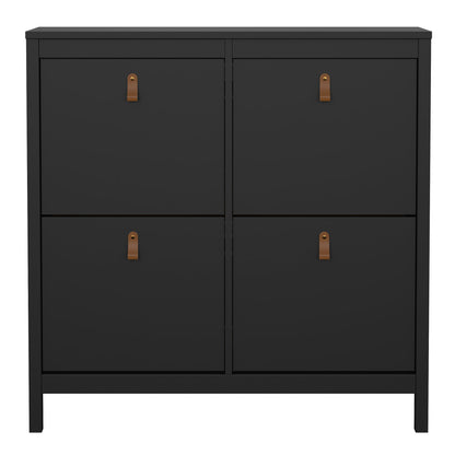 Barcelona Shoe Cabinet 4 Flip Down Doors