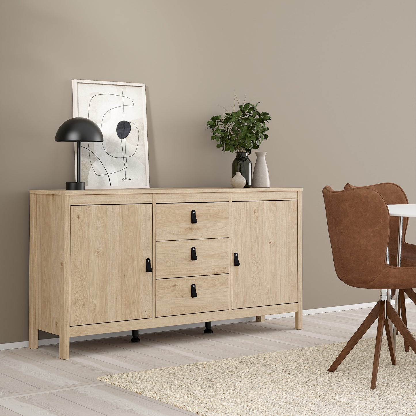 Barcelona Sideboard 2 Doors 3 Drawers