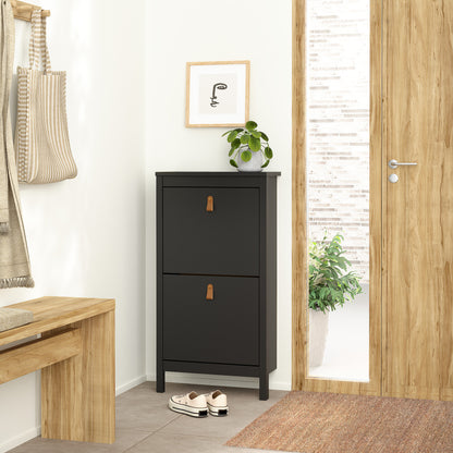 Barcelona Shoe Cabinet 2 Flip Down Doors