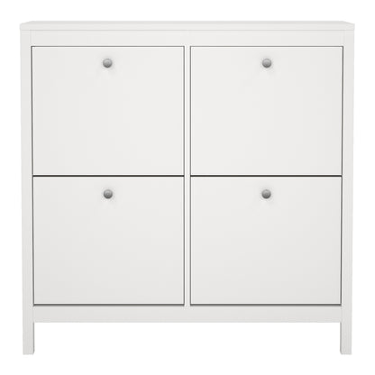 Madrid Shoe Cabinet 4 Flip Down Doors
