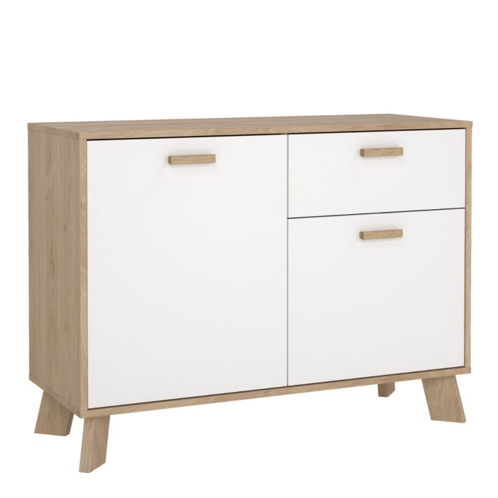 Ikast Sideboard 2 Doors + 3 Drawers in Jackson Hickory and White