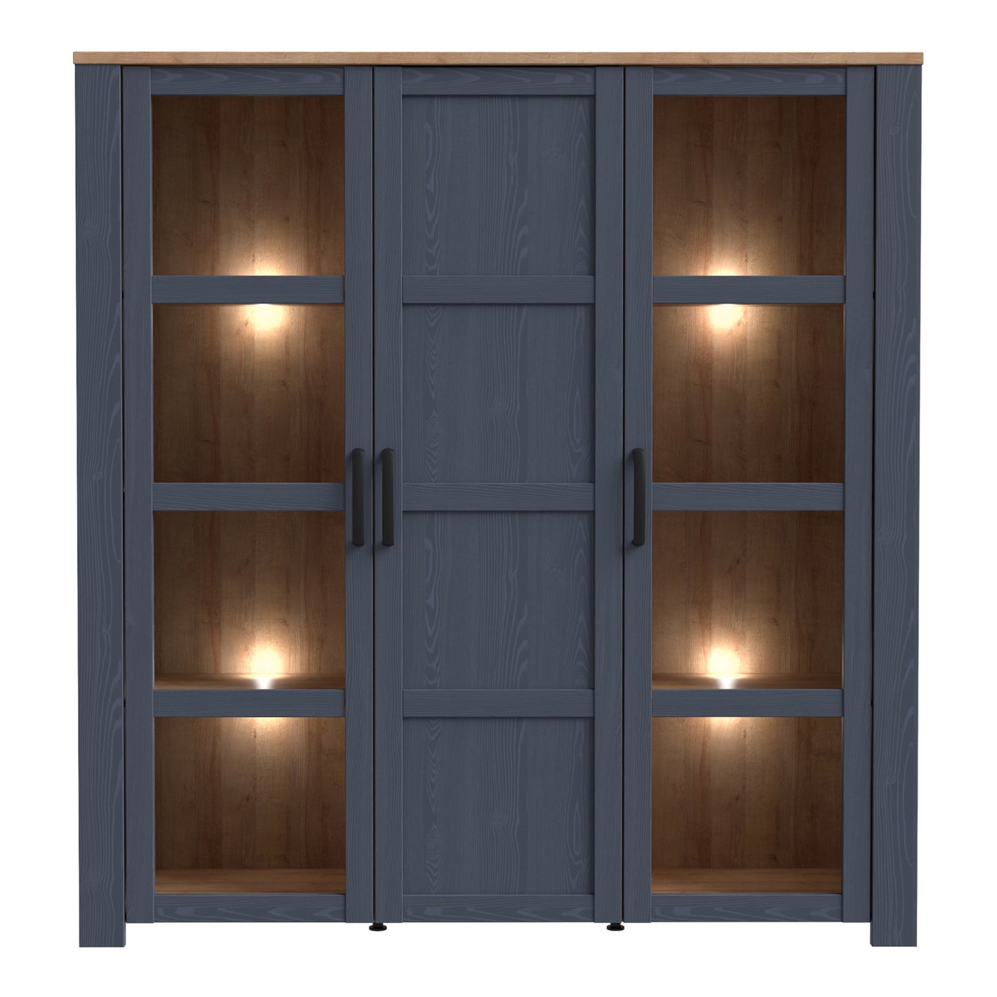 Bohol Large Display Cabinet inc. 4x LED Lights