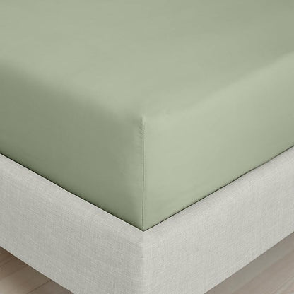 Bianca 200 Thread Count Cotton Percale Extra Deep Fitted Sheet