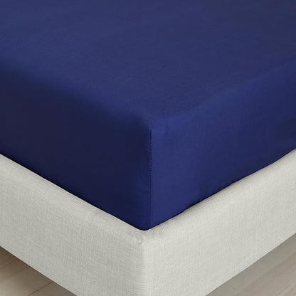 Bianca 200 Thread Count Cotton Percale Extra Deep Fitted Sheet