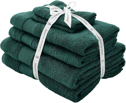 Catherine Lansfield Anti-Bacterial Cotton 6 Piece Towel Bale Set