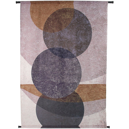 Elemental Circles Velvet Wall Hanging