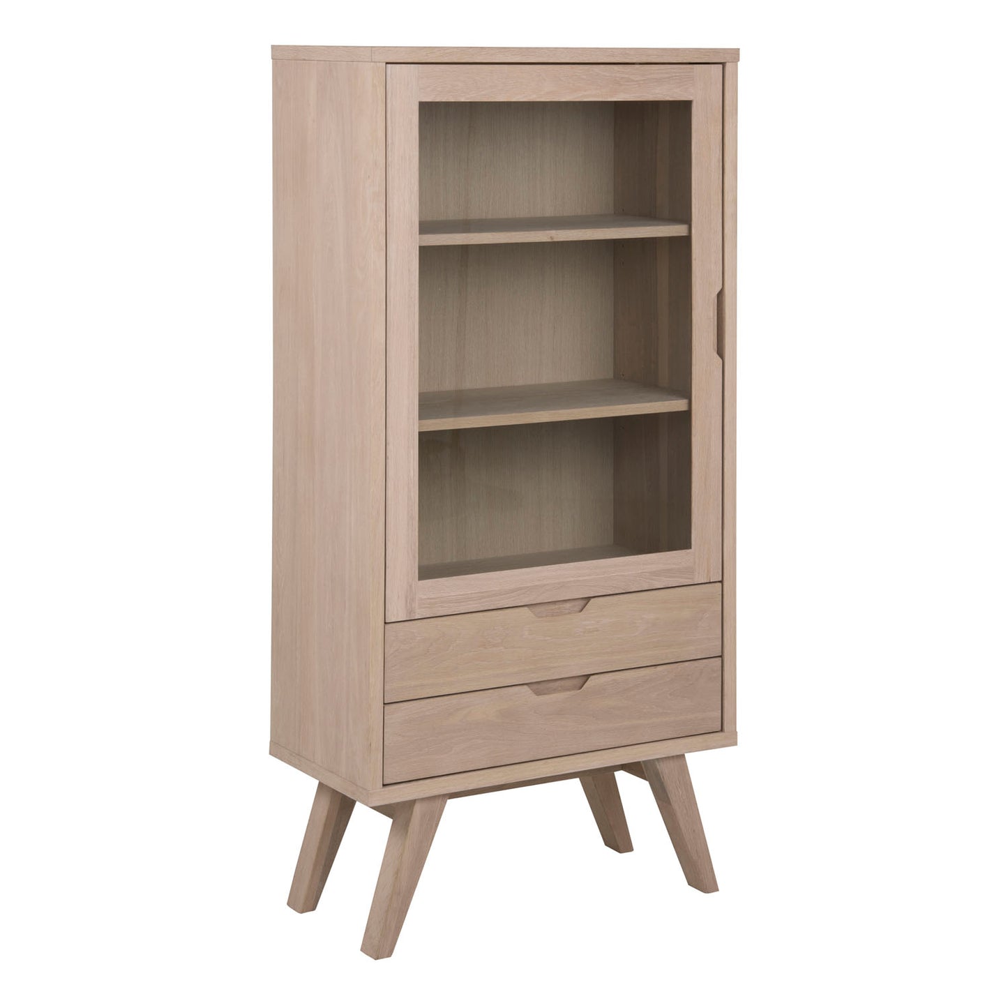 A-Line Display Cabinet with 2 Drawers and 2 Shelves