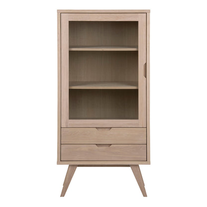 A-Line Display Cabinet with 2 Drawers and 2 Shelves