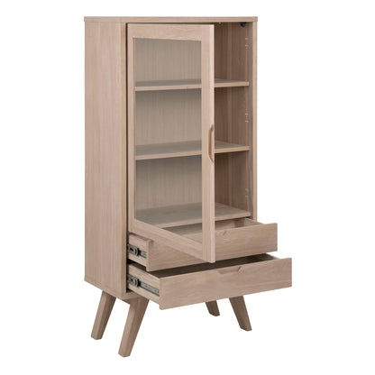 A-Line Display Cabinet with 2 Drawers and 2 Shelves