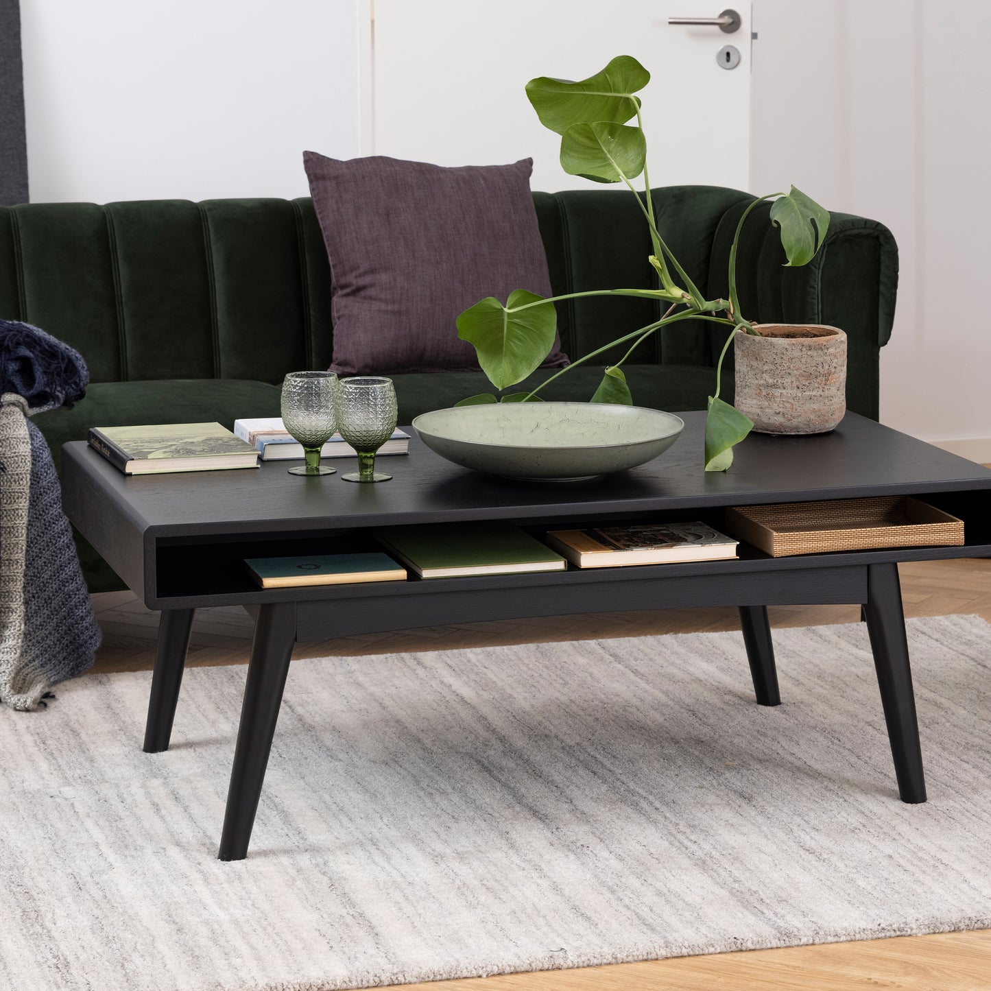 Marte Coffee Table with Open Shelf