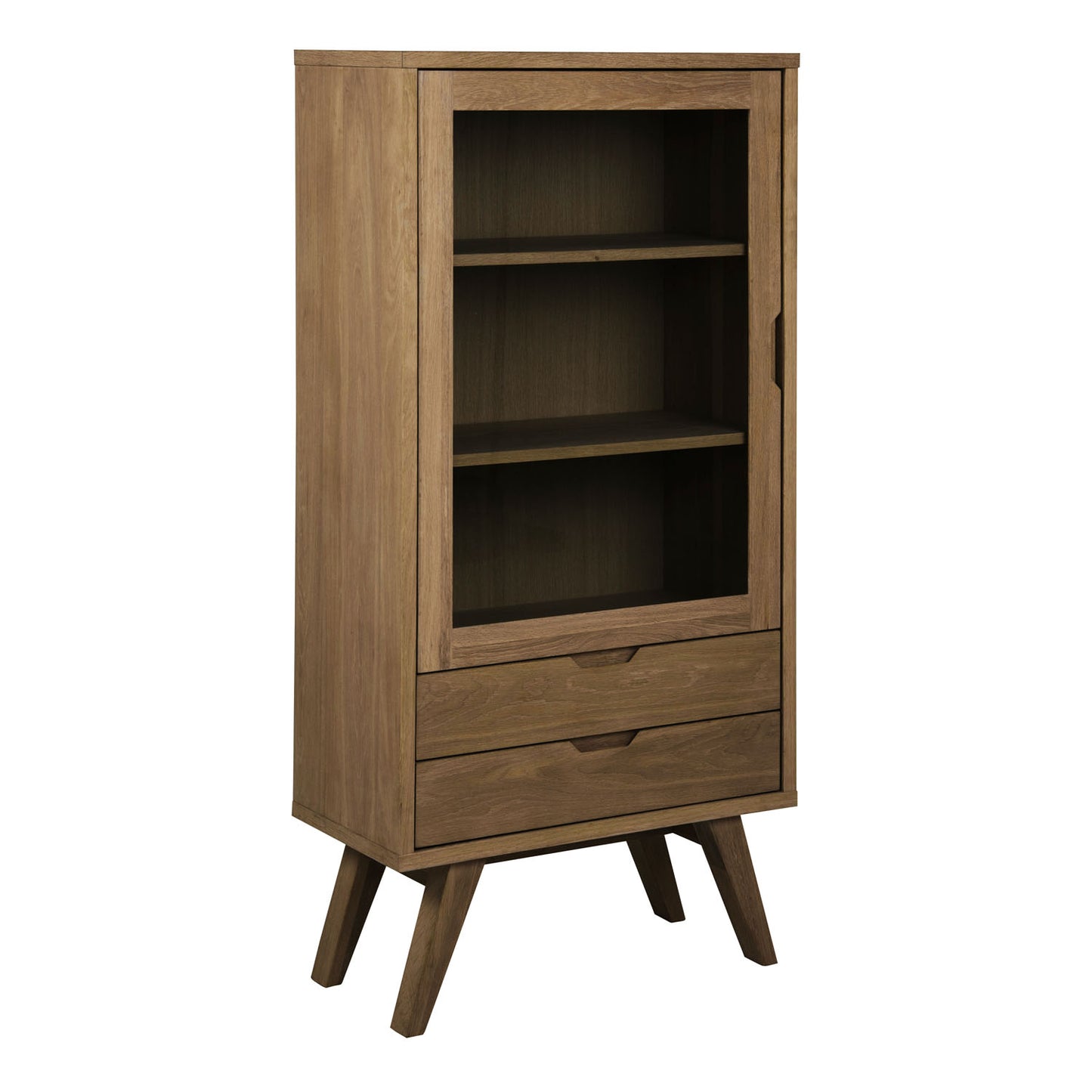 A-Line Display Cabinet with 2 Drawers and 2 Shelves