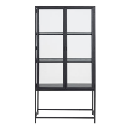 Seaford 2 Glass Door Display Cabinet