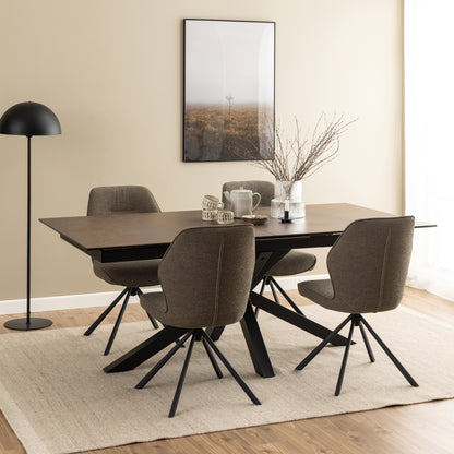 Heaven Extendable Dining Table with Ceramic Top
