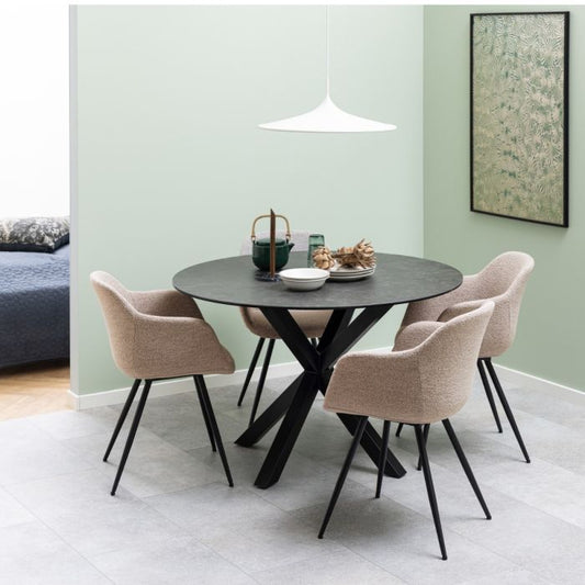 Heaven Round Dining Table with Ceramic Top