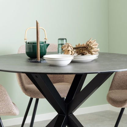Heaven Round Dining Table with Ceramic Top