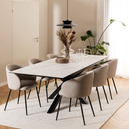 Heaven Dining Table with Ceramic Top