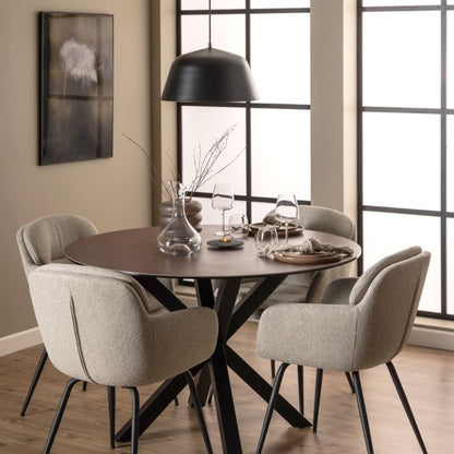 Heaven Round Dining Table with Ceramic Top
