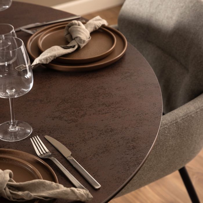 Heaven Round Dining Table with Ceramic Top