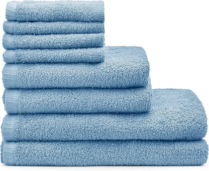 Catherine Lansfield Quick Dry Cotton 8 Piece Towel Set