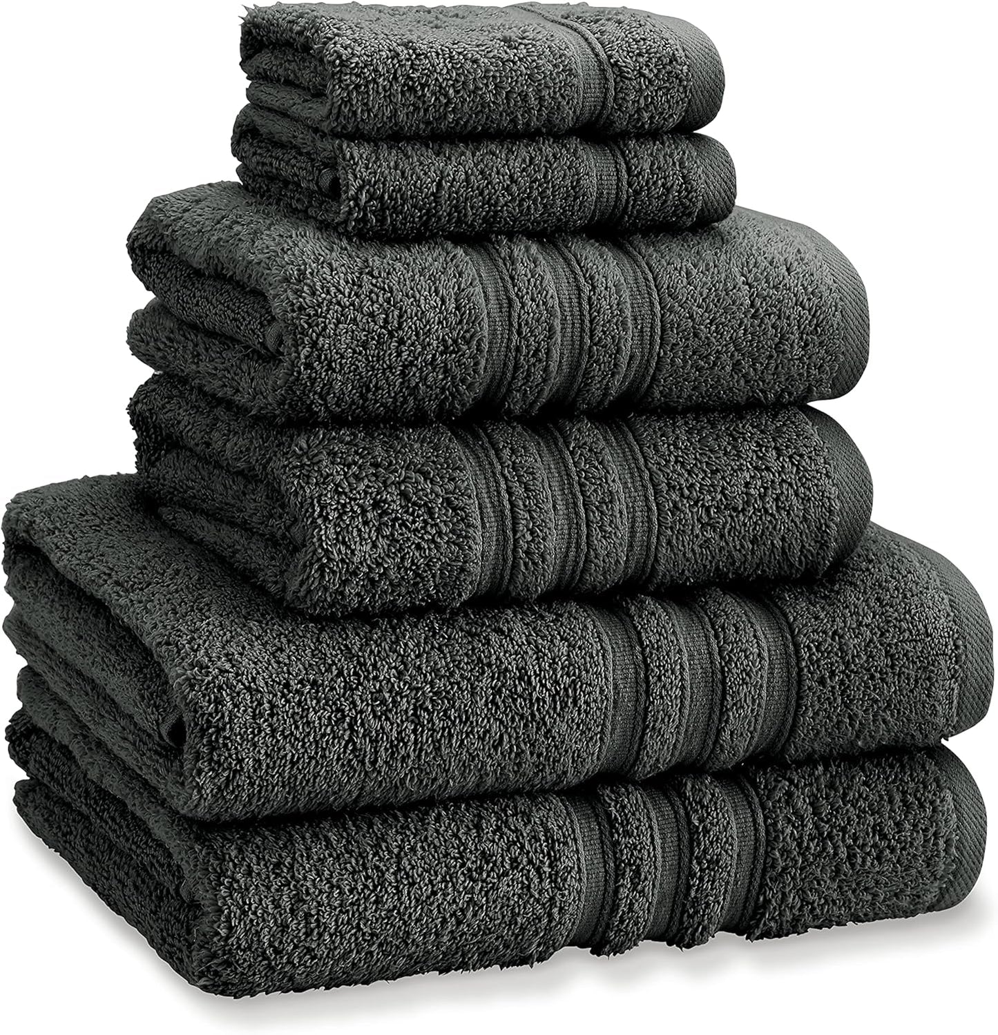 Catherine Lansfield Zero Twist Cotton 6 Piece Towel Bale Set