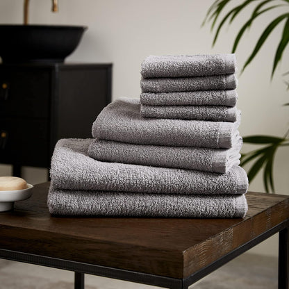 Catherine Lansfield Quick Dry Cotton 8 Piece Towel Set