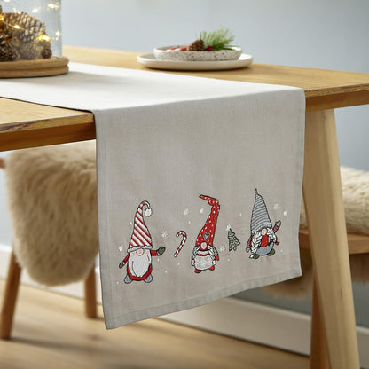 Catherine Lansfield Christmas Gnomes Cotton Dining Place Mat 4 Pack