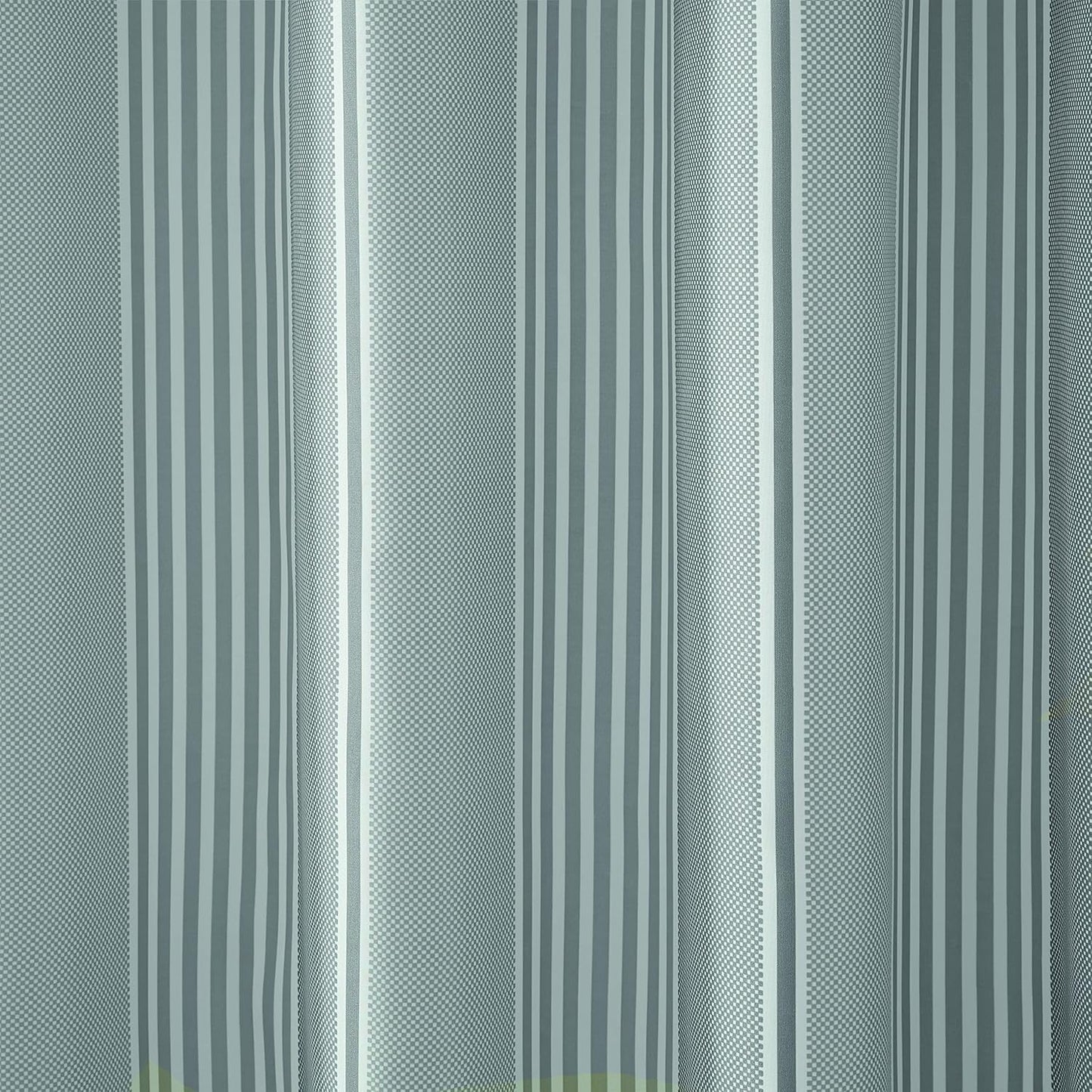 Catherine Lansfield Textured Stripe  Shower Curtain