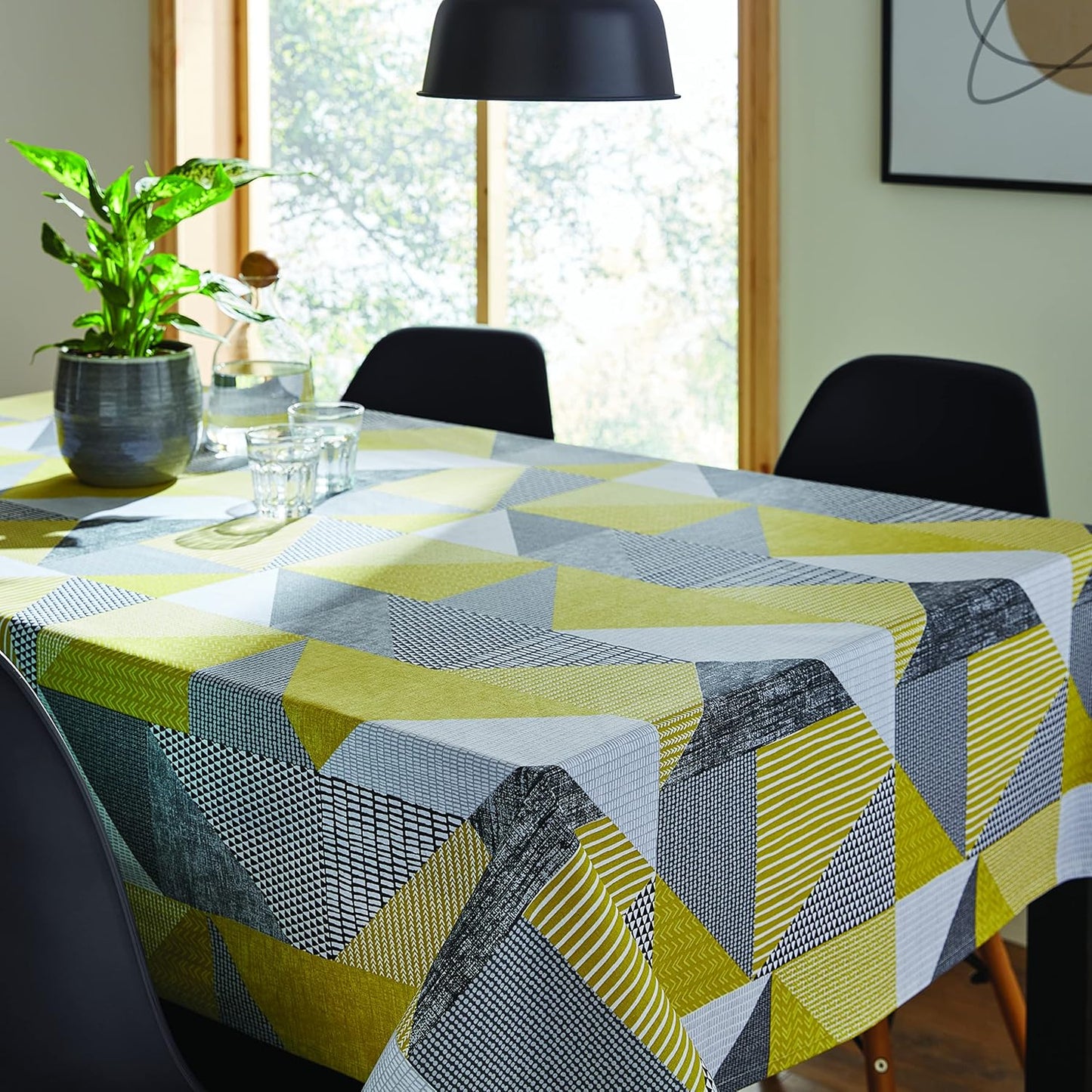 Catherine Lansfield Larsson Geo Cotton Table Cloth