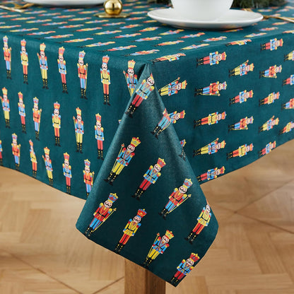 Catherine Lansfield Christmas Nutcracker Cotton Dining Table Cloth