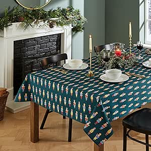 Catherine Lansfield Christmas Nutcracker Cotton Dining Table Cloth