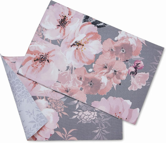 Catherine Lansfield Dramatic Floral Cotton Dining Placemat Pair