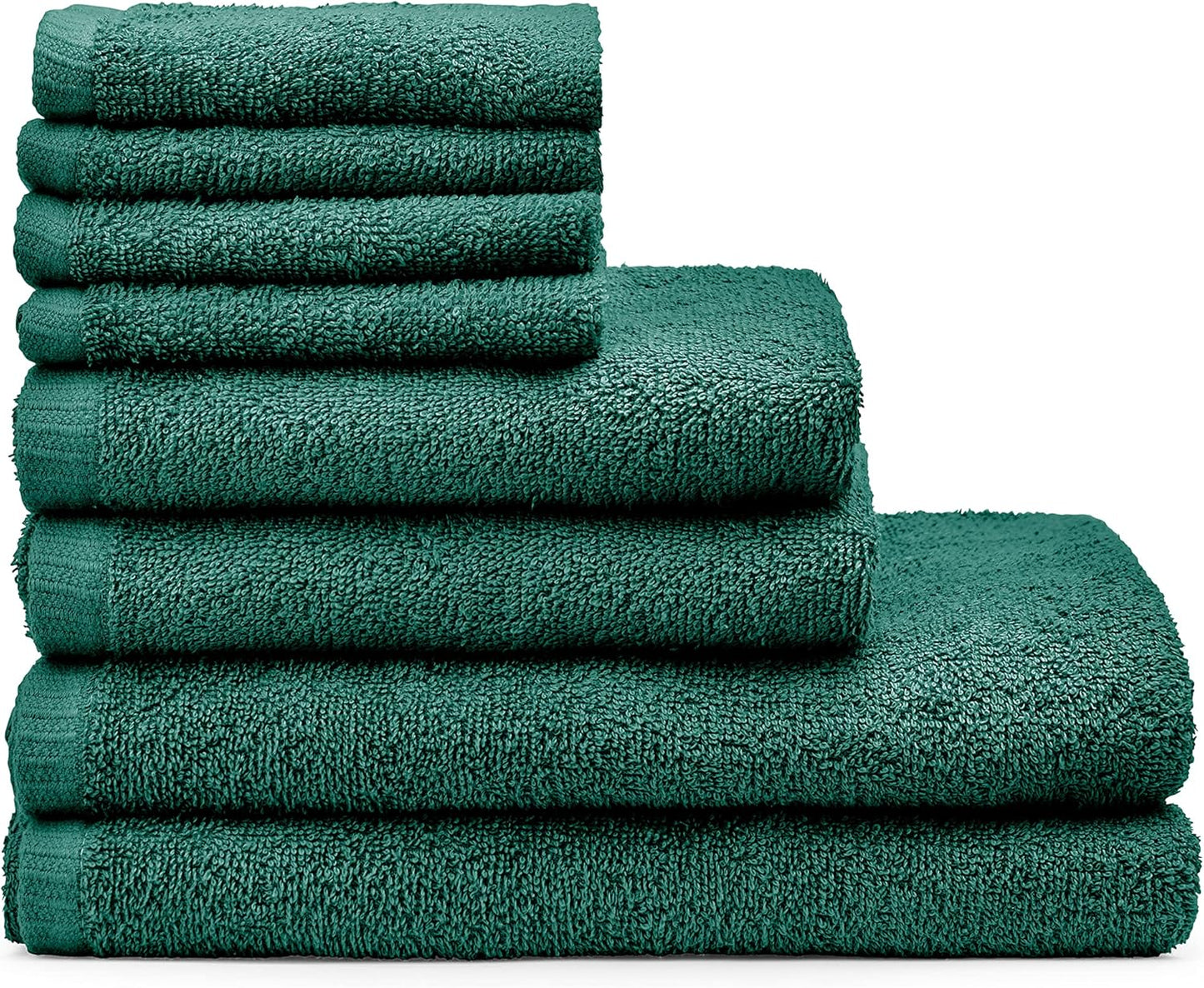 Catherine Lansfield Quick Dry Cotton 8 Piece Towel Set