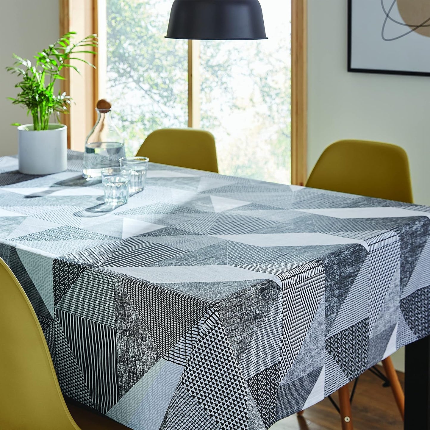 Catherine Lansfield Larsson Geo Cotton Table Cloth