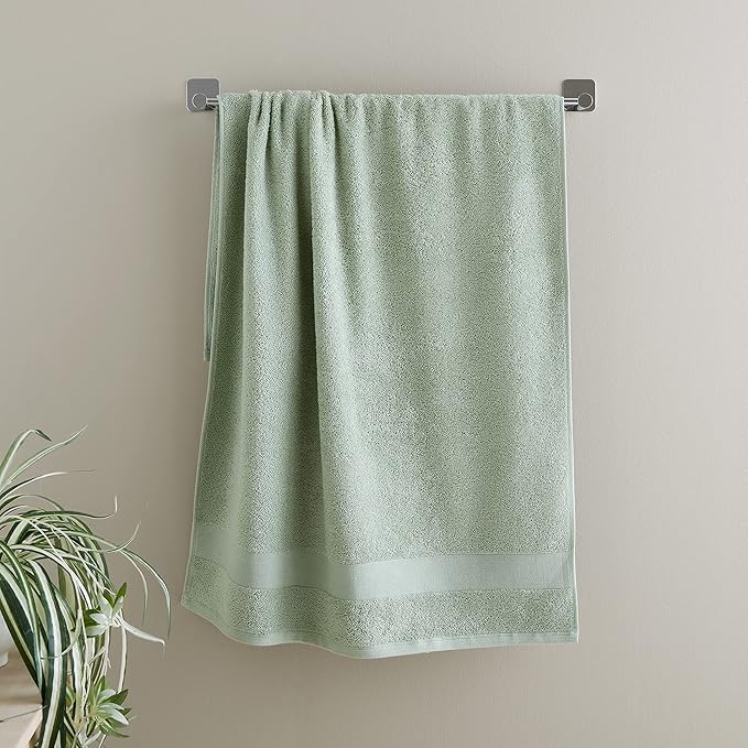 Catherine Lansfield Anti-Bacterial Cotton Towel Pair