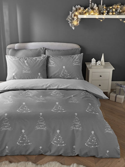 Catherine Lansfield A Lot Like Christmas Reversible Duvet Cover Set